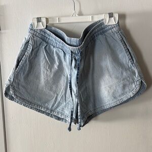 Aerie Light Denim Jean Shorts